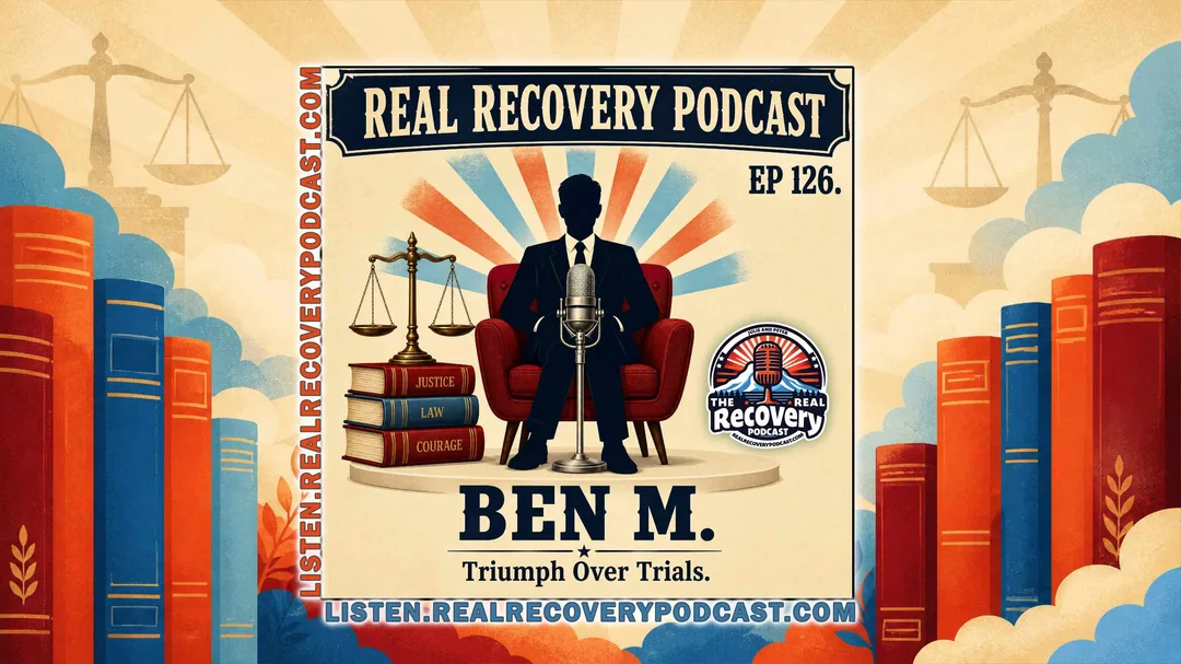 Ben M., a recovery advocate with over six years of sobriety, joins hosts Julie and Peter on Episode 126 of the Real Recovery Podcast to revisit his story of addiction, relapse, and the long road back.