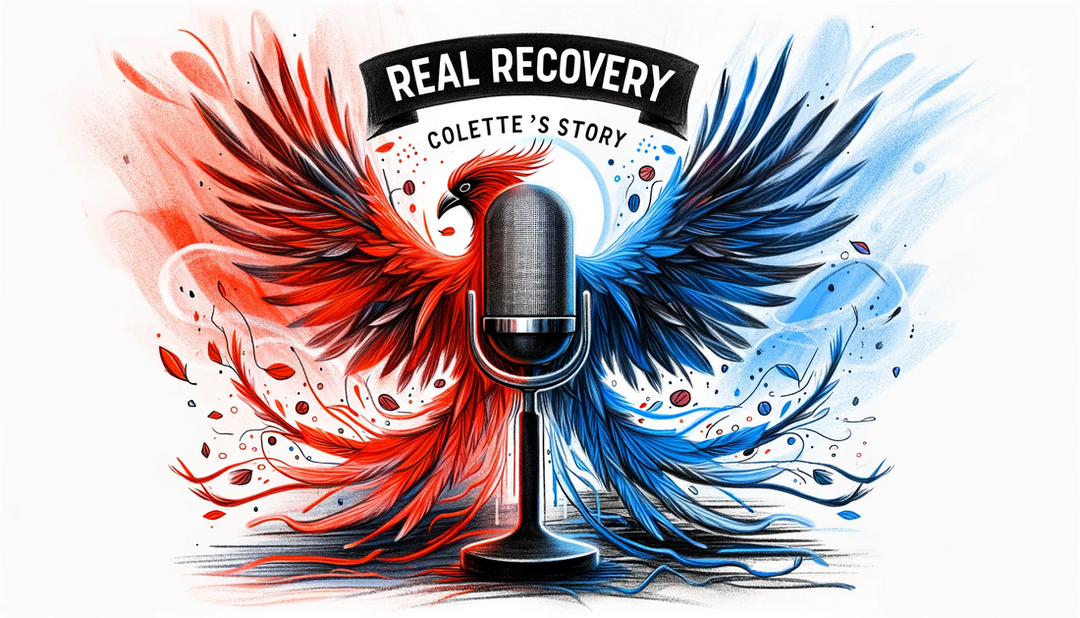 Colette Morrison recovery story, Real Recovery Podcast founding voices, addiction recovery podcast, trauma and resilience, Another Chance treatment center